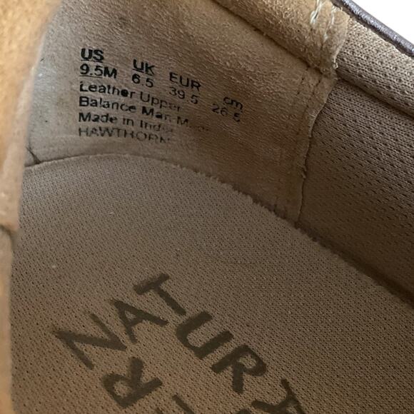 Naturalizer Hawthorn Leather 9.5 M Comfort Shoes Women's Pewter Side Zip - Picture 9 of 10